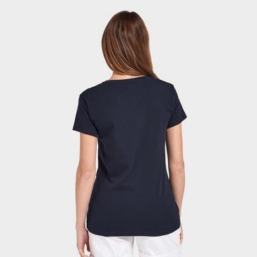 Navy Barbour Womens Otterburn T-Shirt Navy