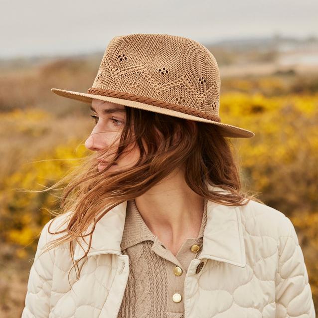 Barbour Womens Flowerdale Trilby Beige Naylors