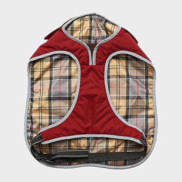 Red Barbour Monmouth Waterproof Dog Coat Red