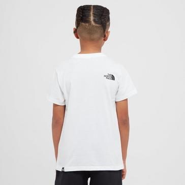 White The North Face Kids' Easy Tee