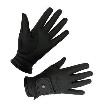 Black Woof Wear Competition Riding Gloves Black