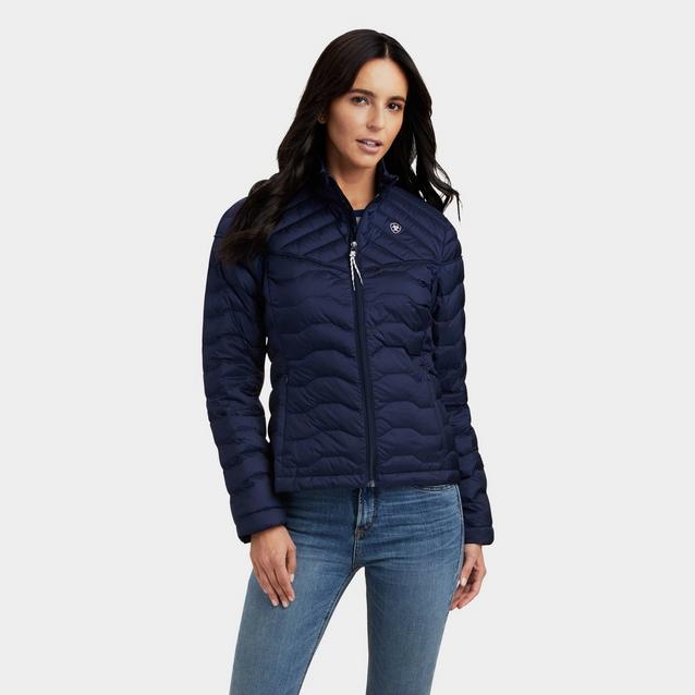 Navy Ariat Womens Ideal Down Jacket Navy Eclipse image 1