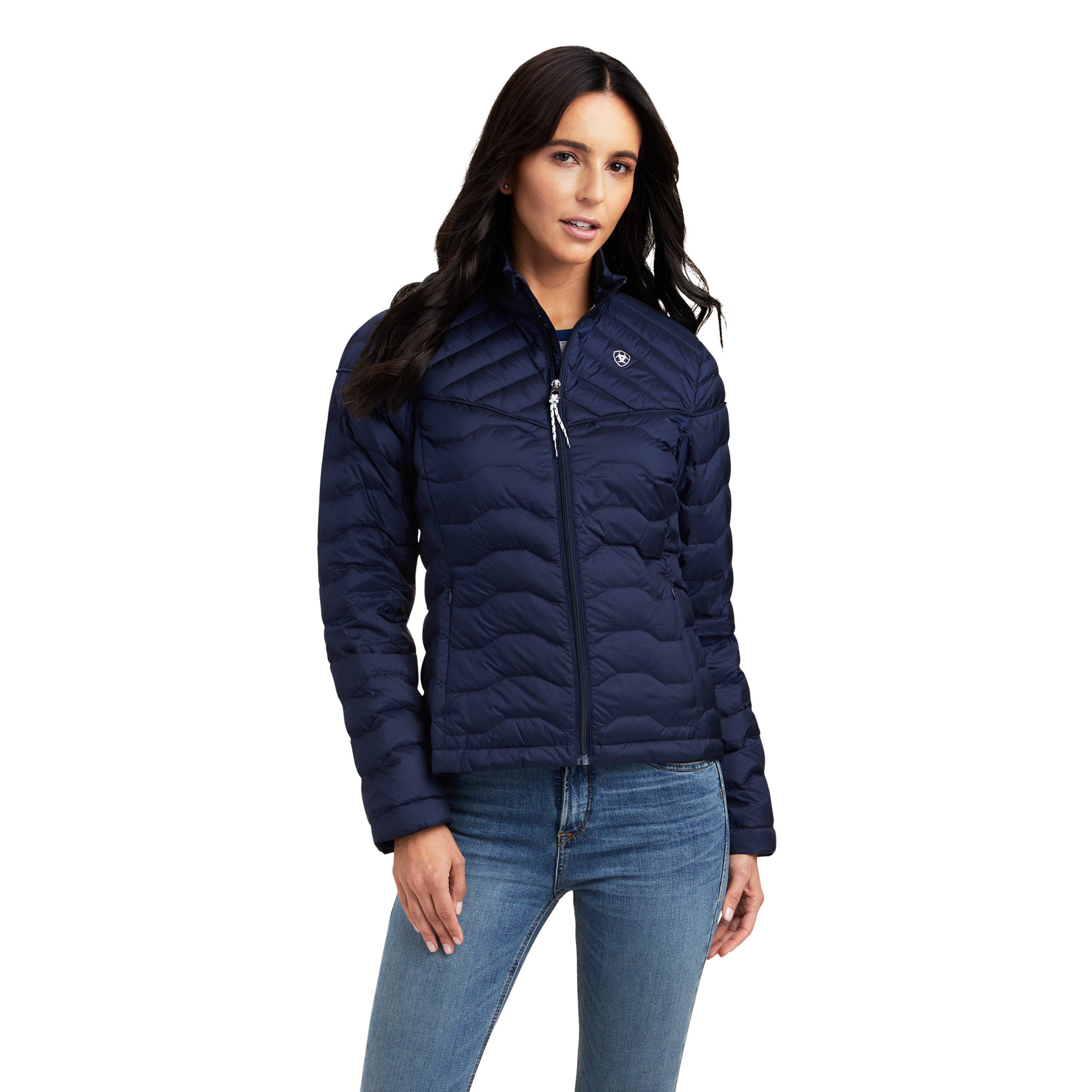 Womens Ideal Down Jacket Navy Eclipse