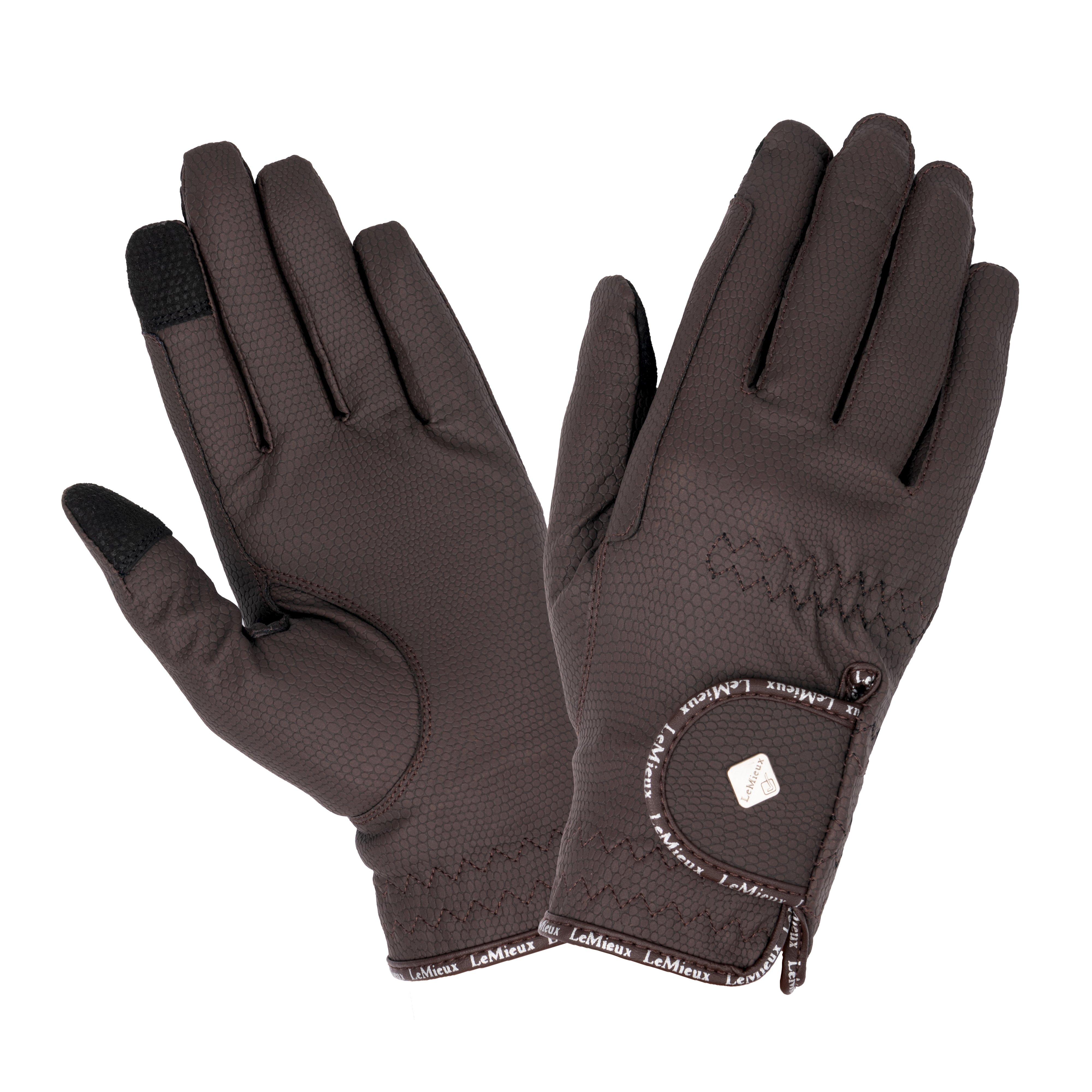 Classic Leather Riding Gloves Brown