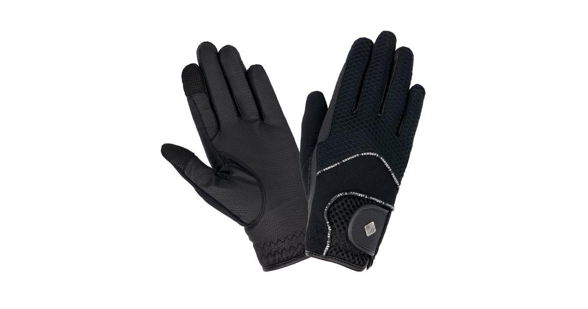 LeMieux 3D Mesh Riding Gloves Black Naylors