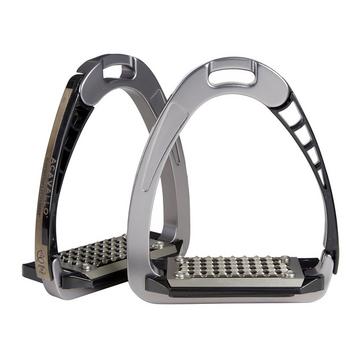 Silver Acavallo Arena Alupro Stirrups Titanium