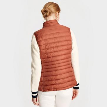 Red Joules Womens Bramley Showerproof Packable Gilet Red