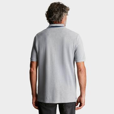 Grey Joules Mens Woody Polo Shirt Grey Marl
