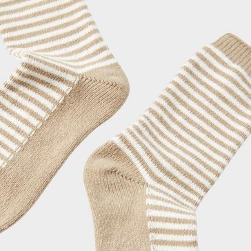 Cream Joules Womens Cosy Soft Handle Bed Socks Cream