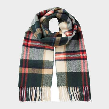 Green Joules Womens Langtree Scarf Green Check