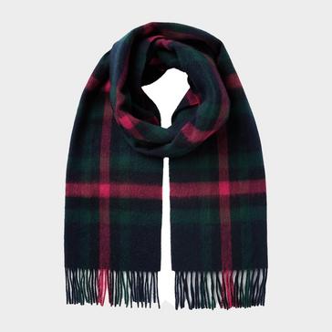 Blue Joules Womens Langtree Scarf Navy Pink Check
