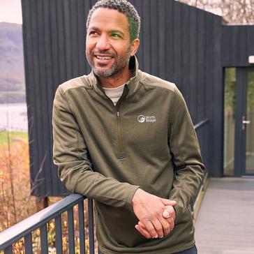 Green North Ridge Men’s Fast Half Zip Fleece