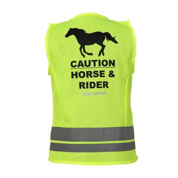 Yellow EQUI-FLECTOR Safety Vest Yellow