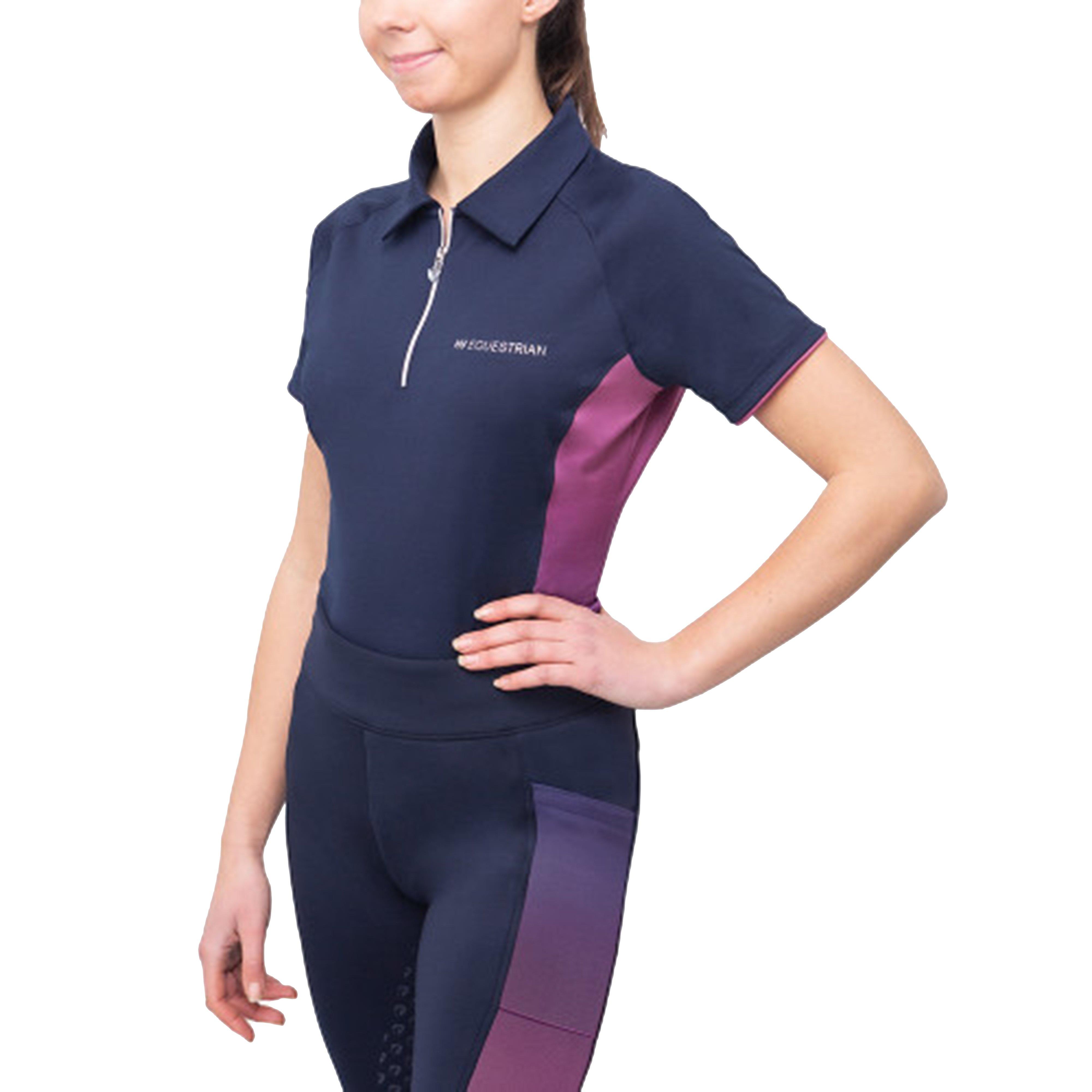 Womens Synergy Elevate Polo Navy Fig