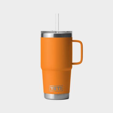 Orange YETI Rambler® 35oz Straw Mug