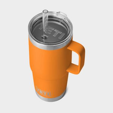 Orange YETI Rambler® 35oz Straw Mug