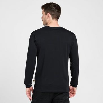 Black CAT Men's Trademark Long Sleeve Tee