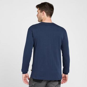 Navy CAT Men's Trademark Long Sleeve Tee