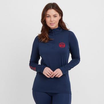 Blue Royal Scot Womens Gracie Long Sleeved Base Layer Navy