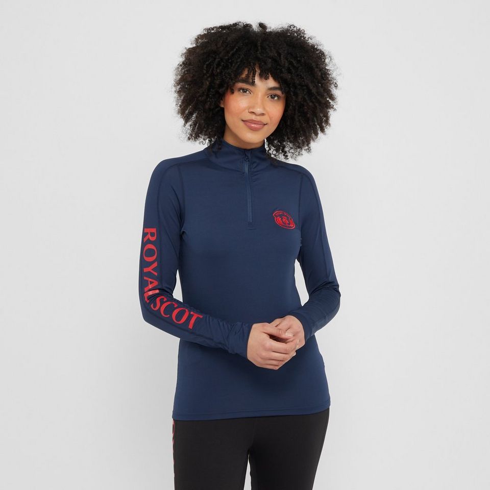 Royal Scot Women’s Gracie Long Sleeve Baselayer Top Navy