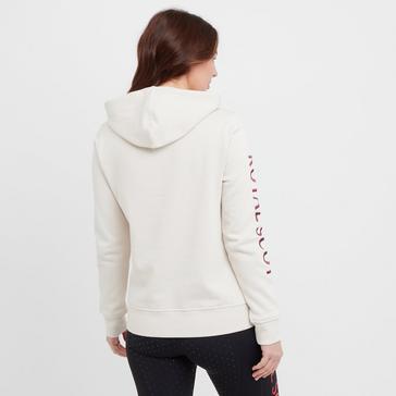 Cream Royal Scot Womens Abigail Hooded Sweatshirt Cloud