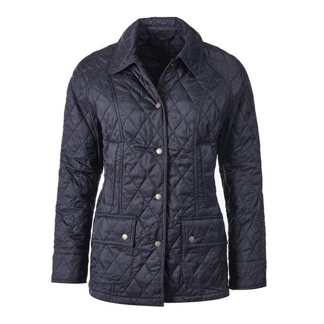 Barbour womens deals navy quilted jacket