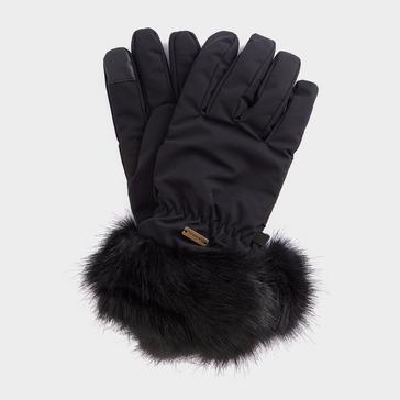 Black Barbour Womens Mallow Gloves Black