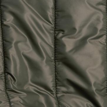 Green Barbour Baffle Quilted Dog Coat Dark Olive