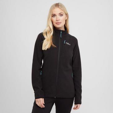 Black OEX Women’s Ardmore Full Zip Fleece