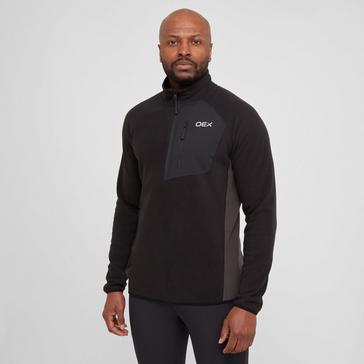 Black OEX Men’s Braewick Half Zip Fleece