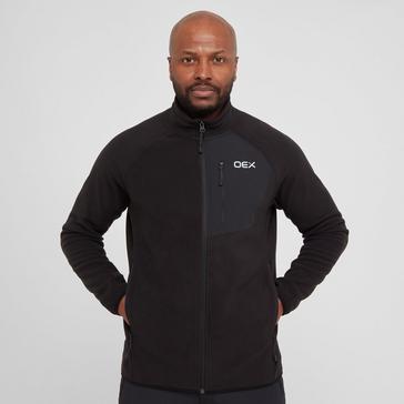 Black OEX Men’s Braewick Full Zip Fleece