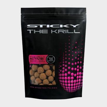 Brown Sticky Baits Krill Active Shelf Life Boilies 16mm 1kg