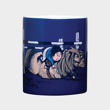 Blue Hy Thelwell Collection Jumps Mug Blue