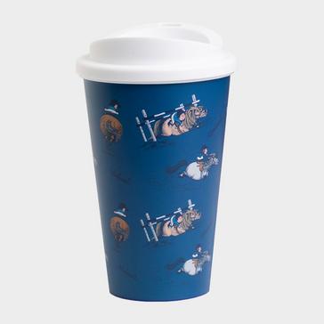 Blue Hy Thelwell Collection Practice Makes Perfect Take Away Cup Navy/Red