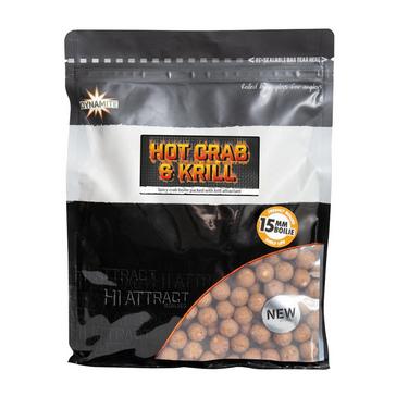 Brown Dynamite Hot Crab and Krill Boilies 15mm 1kg