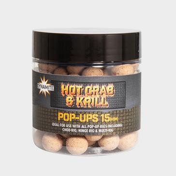 Brown Dynamite Hot Crab and Krill Pop-Ups 15mm