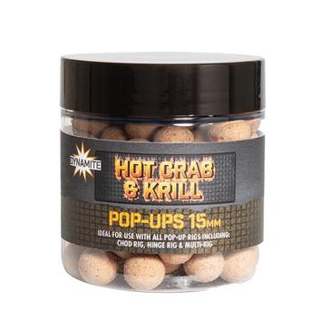 Brown Dynamite Hot Crab and Krill Pop-Ups 15mm