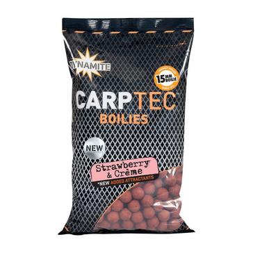 Red Dynamite CarpTec Strawberry and Crème Boilies 15mm 900g