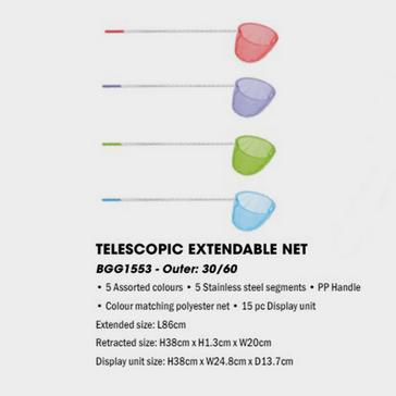  Wilton Bradley Yello Telescopic Extendable Net