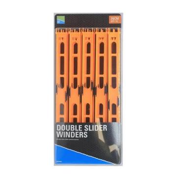 Orange PRESTON INNOVATION Double Slider Winders Orange 26cm