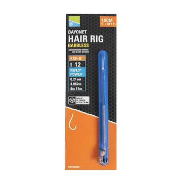 No Colour PRESTON INNOVATION KKH-B Bayonet 4” Hair Rigs Size 12