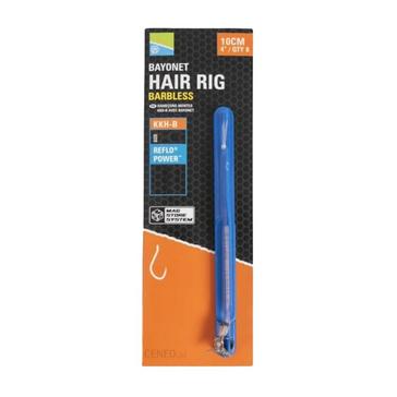 Blue PRESTON INNOVATION KKH-B Bayonet 4” Hair Rigs Size 16