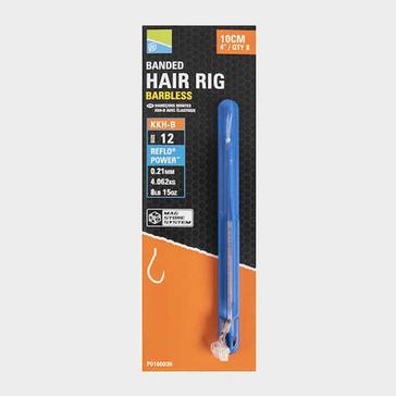 Blue PRESTON INNOVATION KKH-B Banded 4” Hair Rigs Size 12