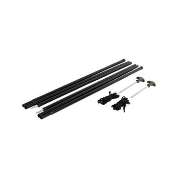 Black Trakker Gazebo Door Pole Kit