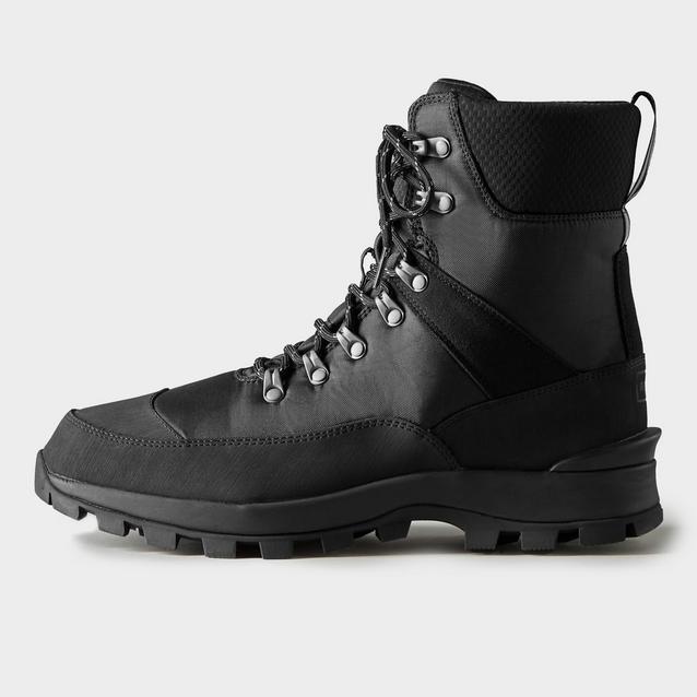 Black Hunter Mens Recycled Polyester Commando Boots Black image 1