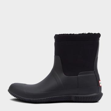 Black Hunter Mens Original Insulated Roll Top Sherpa Boots Black