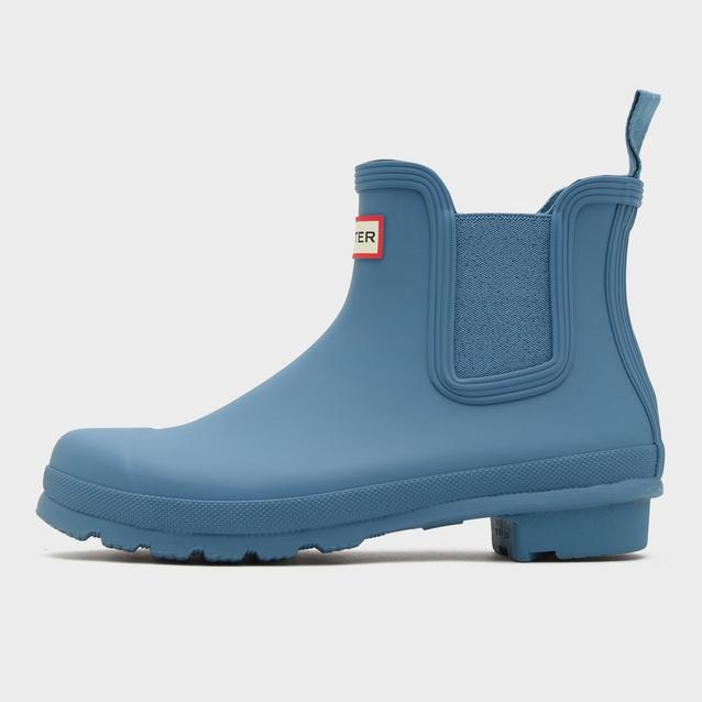Blue Hunter Womens Original Insulated Chelsea Boots Blue image 1