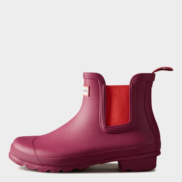 Maroon hot sale hunter boots