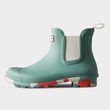 Green Hunter Women’s Original Colour Splash Chelsea Wellington Boots