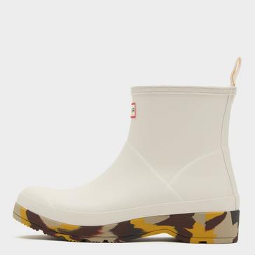 Grey Hunter Womens Play Short Camo Sole Rain Wellington Boots Grey